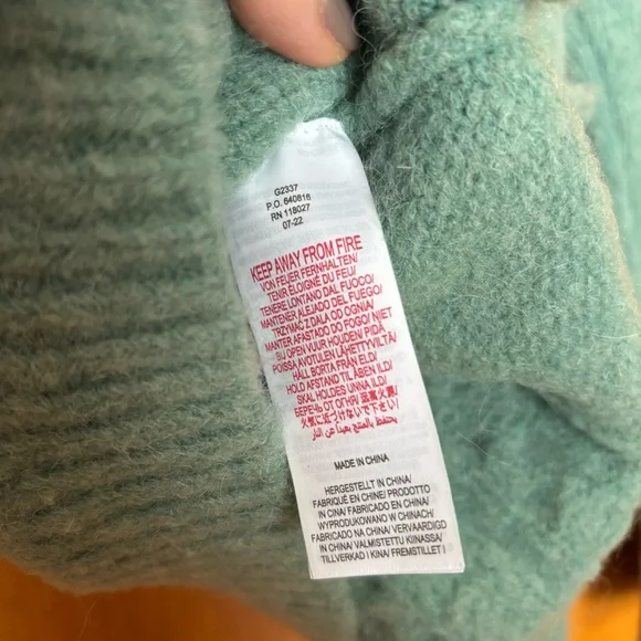 Mini Boden Pointelle Cable Jumper Green Girls 11-12 NWT - Picture 6 of 8